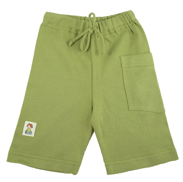 Tim&Teja shorts 100% ekologisk bomull ekologiskt färgad grön
