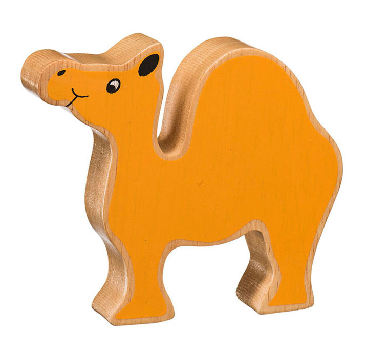 Kamel av gummiträ handgjord FairTrade Lanka Kade
