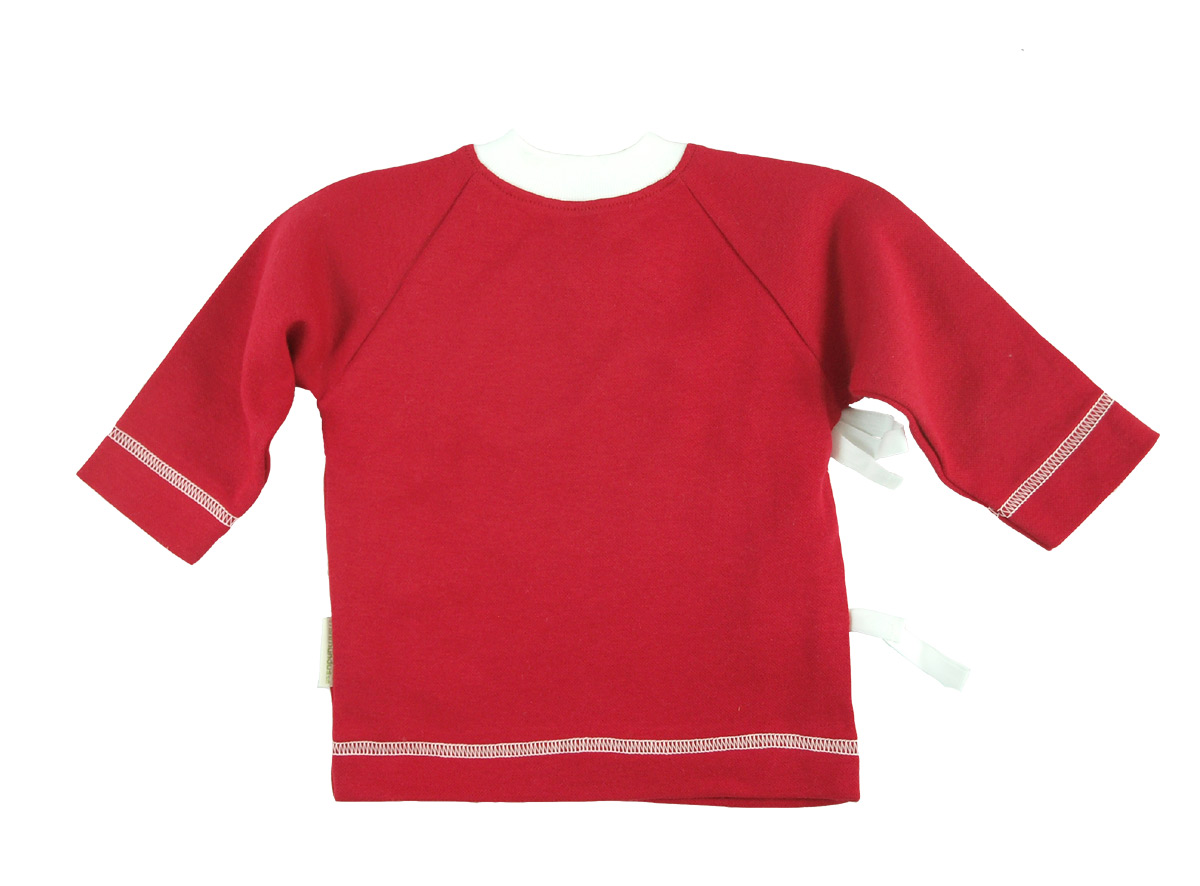Minimundus ekologisk tomtedräkt tröja röd