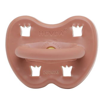 Heveababy napp av naturgummi Elves Red