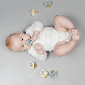 Heveababy napp av naturgummi Gorgeous Grey