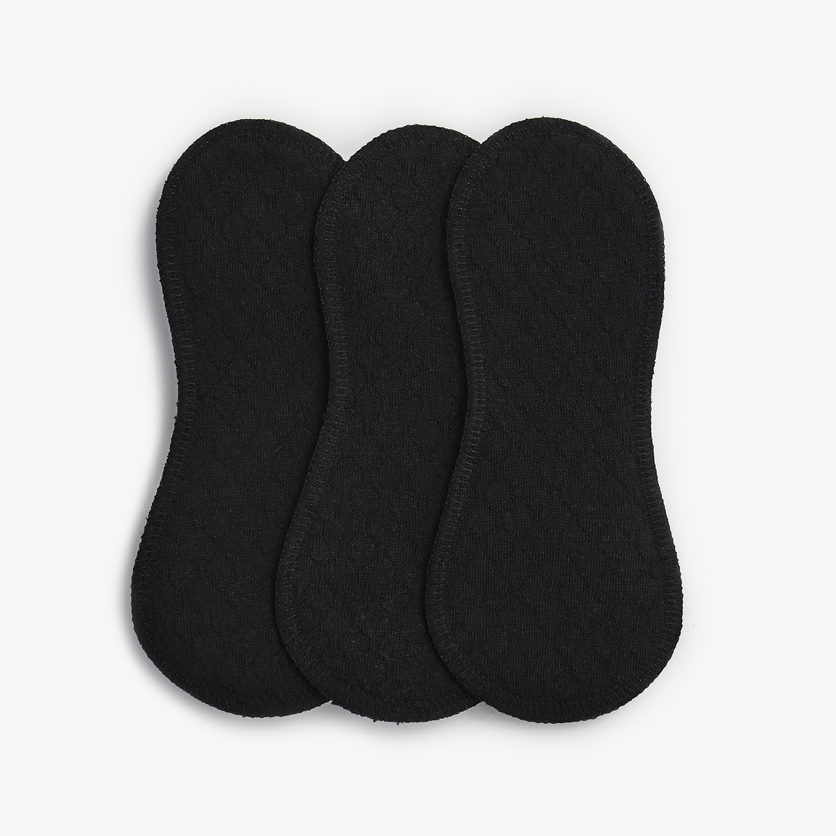 Workout Pads mini ekologisk bomull/polyester Imse 3-pack svart
