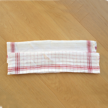 Linnehanddukar 2-pack hellinne 100% lin glashanddukar röda eller blå