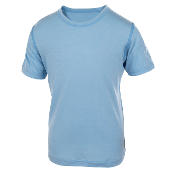 Janus LightWool t-shirt i 100% merinoull ljusblå