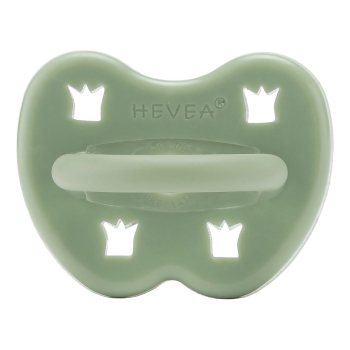 Hevea napp naturgummi ortodontisk Moss Green