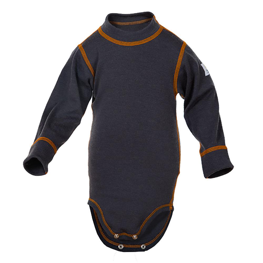 Janus Kids Basic Wool body 100% merinoull grå
