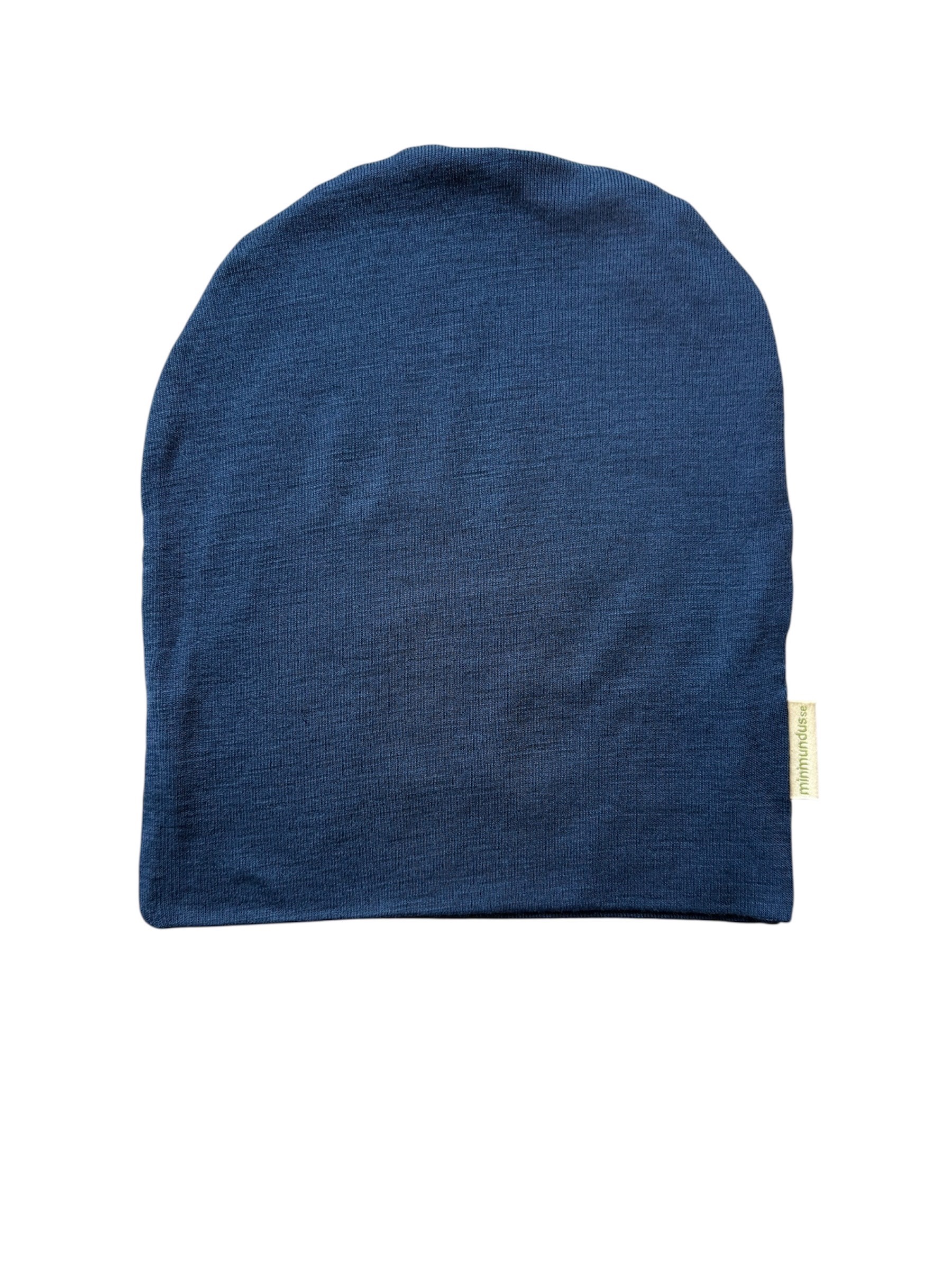 Mössa av 100% merinoull blå barn Bluesign