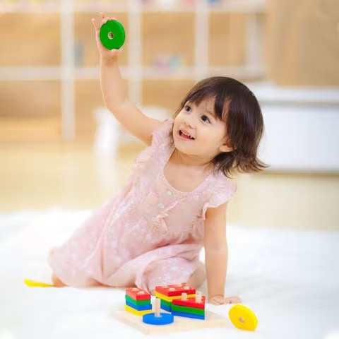 Geometrisk Sorteringsbräda - PlanToys - Bild 5